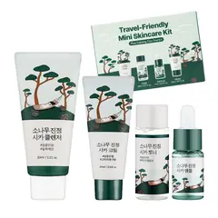 ROUND LAB - Pine Calming Cica Kit de Viaje Piel Sensible