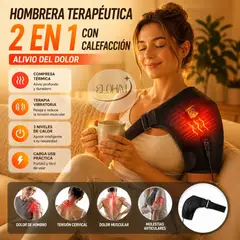 MOVI - Hombrera Terapéutica 2 en 1 con Calefacción (Alivio del Dolor al Instante)