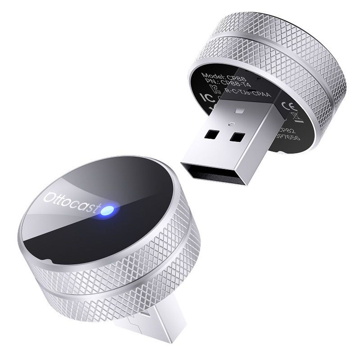 OTTOCAST - Adaptador inalambrico Carplay Ottocast Mini Tube