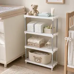 ARMONIA - Organizador Multifuncional Dormitorio Bebe 4 Niveles Plastico Metal 171