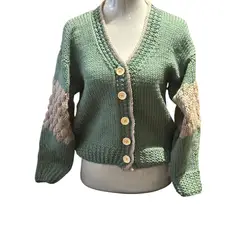 AMG ACCESORIOS - CHALECO DE LANA DE ALPACA TEJIDO A MANO DISEÑO EXCLUSIVO