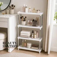 ARMONIA - Organizador Multifuncional 4 Niveles Plastico y Metal Para Baño 171