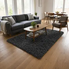 ARMONIA - Alfombra Pelo Medio 150X200 Plomo 026 Calidad Premium