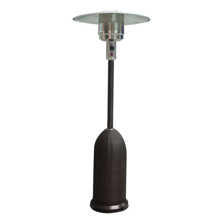 KLYMA Estufa a Gas Exterior Terraza SETAX Rattan BLT Para Patio Jardin Terraza