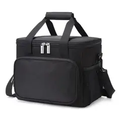GENERICO - Bolso Cooler Térmico Impermeable Negro