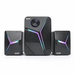 EWTTO - Parlantes Computadora X-BASS AUX USB Control Volumen