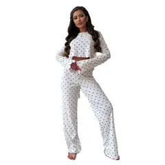 TIOZONEY - Pijama Modal Mujer - Blanco