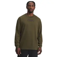 UNDER ARMOUR - Polera M/L Training hombre Project Rock verde