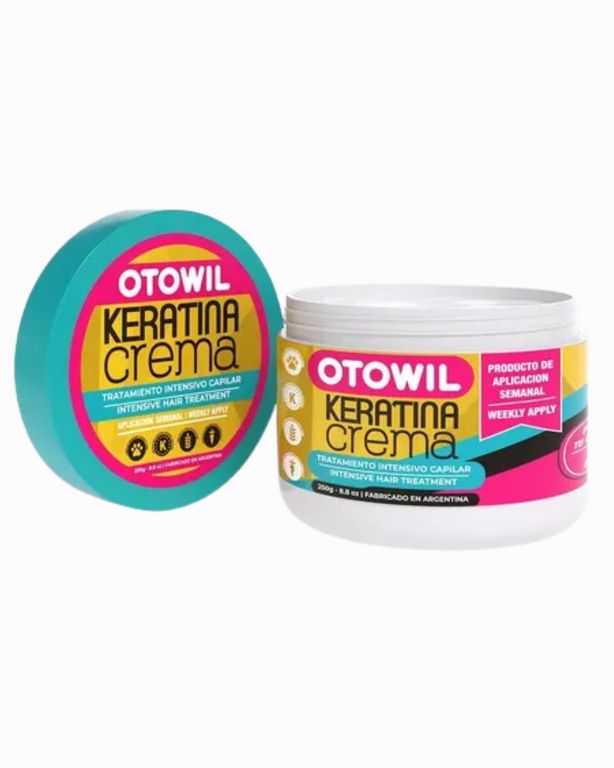 Crema capilar Keratina en Crema - Tratamiento Reparador Pote 250g