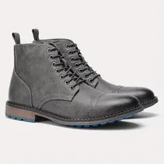 VATYERTY - Botas de hombre con parte superior de PU y suela de goma