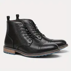 VATYERTY - Botas de hombre con parte superior de PU y suela de goma