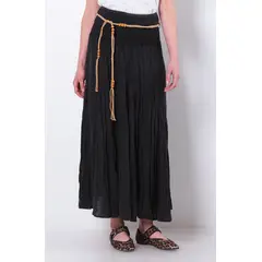 WADOS - FALDA LARGA CON LAZO CINTURA ELASTICADA