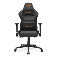 COUGAR - Silla Gamer Armor One V2 Gray F, Reclinable 155°, Reposabrazos 4D, Imitación de Lino, Gris