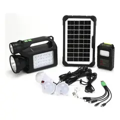 GENERICO - Linterna Solar + Kit de Ilumincación Solar