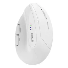 MAXELL - Mouse Inalambrico Bluetooth Ergonomico Blanco