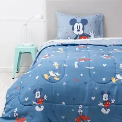 MASHINI - PLUMON INFANTIL MICKEY & FRIENDS 1 PLAZA Y 1.5 PLAZAS REVERSIBLE
