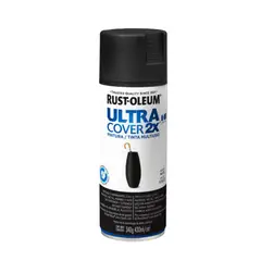 RUST OLEUM - Spray Pintura Rust-Oleum Ultra Cover Negro Mate 340 g