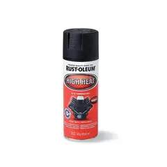 RUST OLEUM - Spray Pintura Rust-Oleum Alta Temperatura Negro Mate 340 g