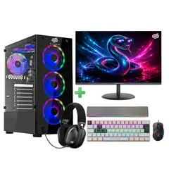 SNAKE GAMER - Pc + Monitor 24 Ryzen 5 5600GT 16gb Ram 512gb