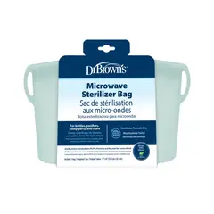 DR BROWNS - Bolsa Esterilizadora Reutilizable indefinido para Microondas Verde Dr. Brown´s
