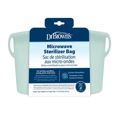 DR BROWNS - Bolsa Esterilizadora Reutilizable indefinido para Microondas Verde Dr. Brown´s
