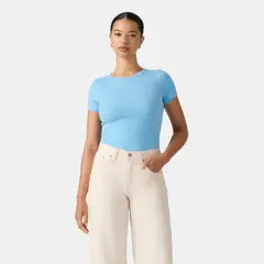 LEVIS - Polera Mujer Hayes Tee Celeste