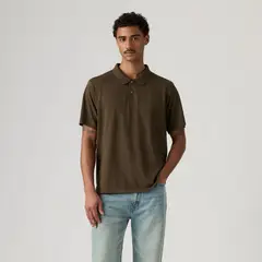 LEVIS - Polera Hombre Merritt Jersey Polo Café