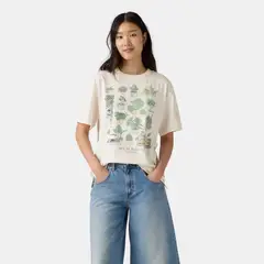 LEVIS - Polera Mujer Tabor Tee Beige