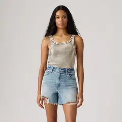 LEVIS - Polera Mujer Essential Ribbed Tank Beige