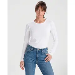 ROLY - Polera Manga Larga 100% Algodón Para Mujer