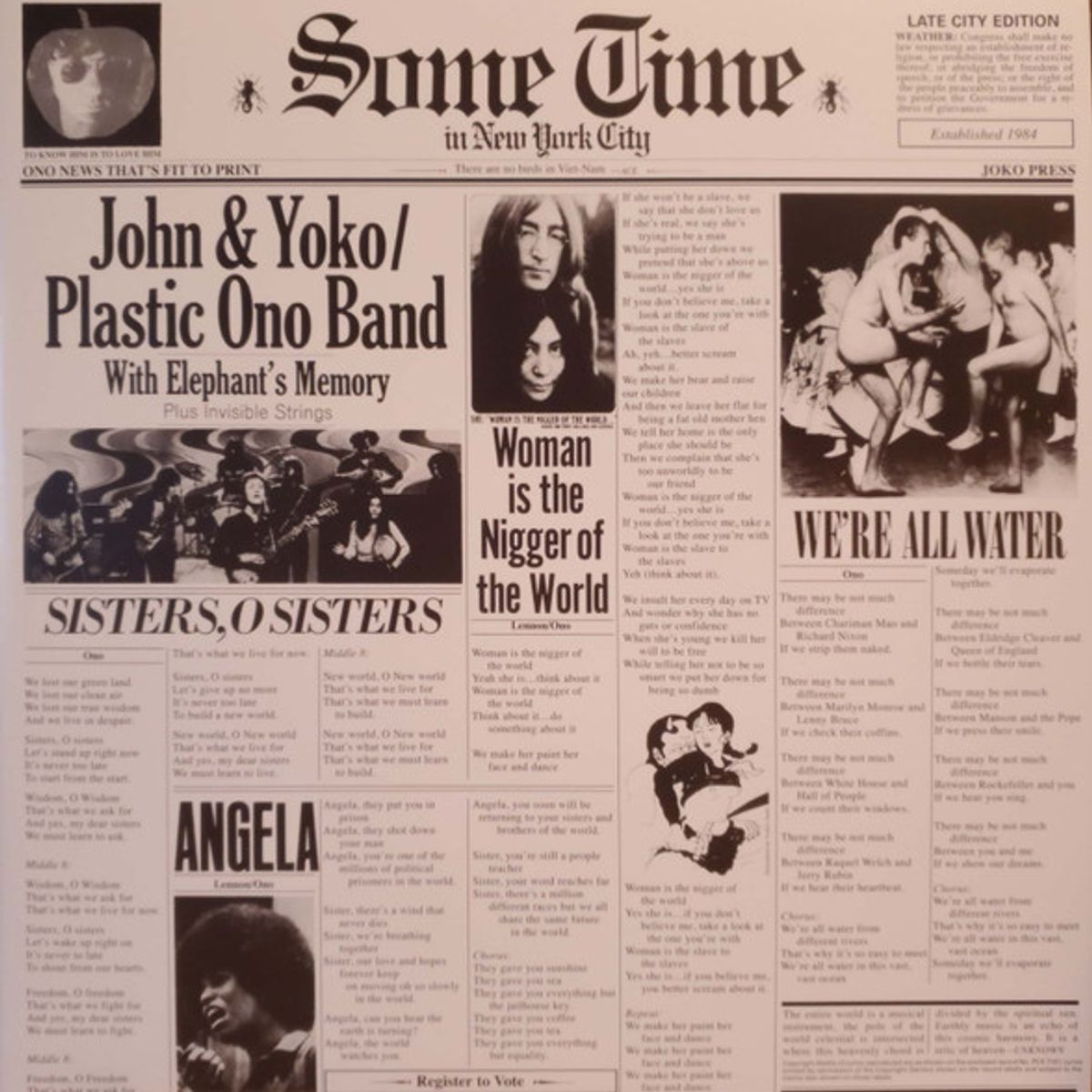 APPLE RECORDS - John Lennon & Yoko Ono Some Time vinilo 2 