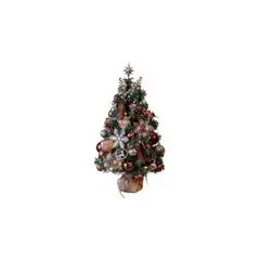 VATYERTY - Mini juego de árbol de Navidad brillante de escritorio 45cm