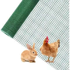TSKY CHILE SHOPPING - Valla de alambre soldado recubierta de PVC verde  Alto 60 cm Largo 10mts.
