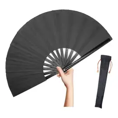 KUANGYE - Abanico Grande Pericón Plegable Artístico Abanicos Kung-fu