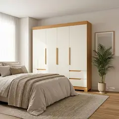 VEKKAHOME - Closet Vivacce Beige 4P+4C