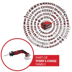 EINHELL - SIERRA SABLE INALAMBRICA 3000 RPM