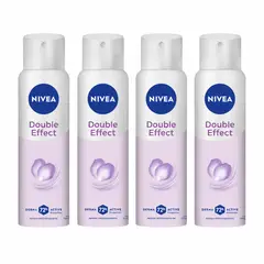 NIVEA - Pack Desodorante Double Effect Spray X4 150ml