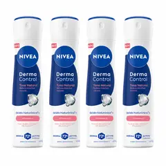 NIVEA - Pack Derma Control Tono Natural Spray X4 150ml