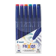 PILOT - Marcadores Frixion Fineliner Borrables 1.3 Mm Set 6