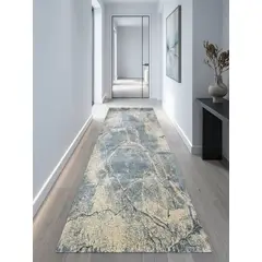 DECOGHAR - Pasillo Vintage lavable Tide Signal 80x250 cm