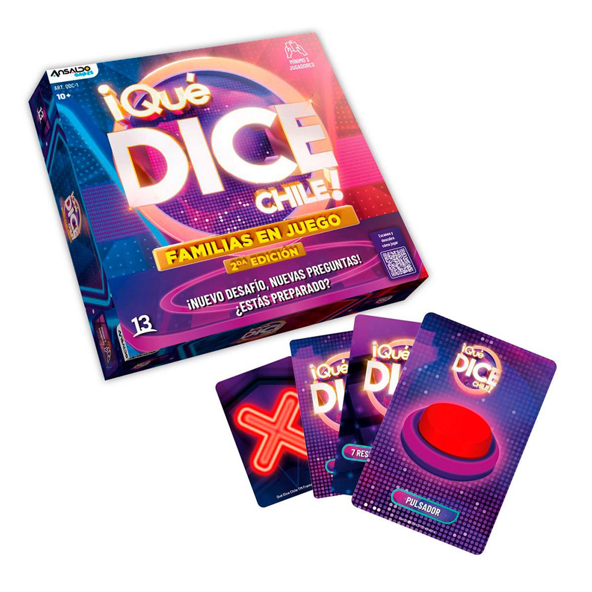 ANSALDO GAMES - Juego De Mesa Que Dice Chile Familias En Juego