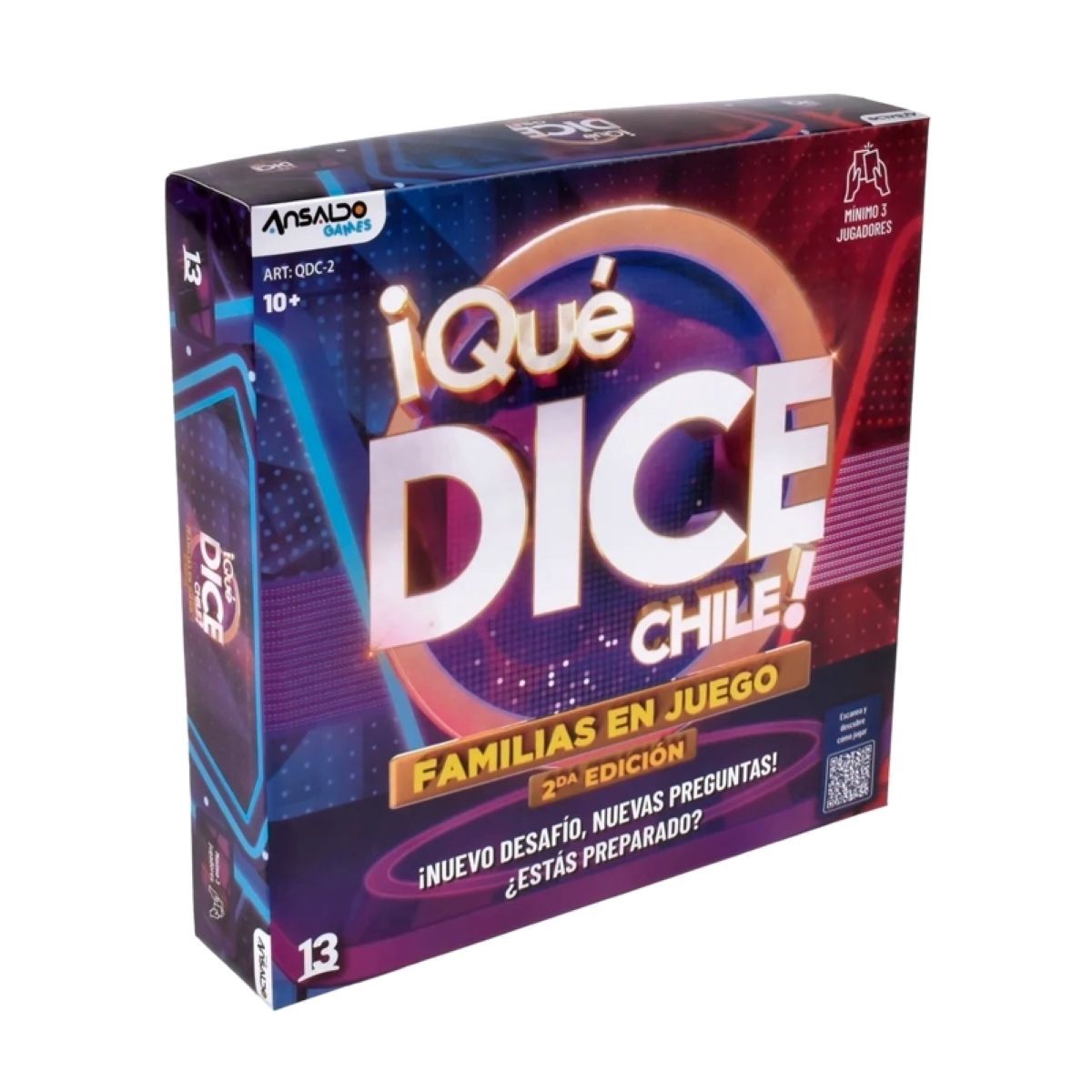 ANSALDO GAMES - Juego De Mesa Que Dice Chile Familias En Juego