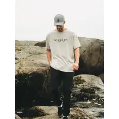 VOLCOM - Polera MC Skidder Beige Hombre