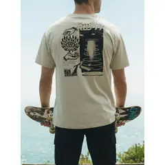 RUSTY - Polera MC Abducted Beige Hombre