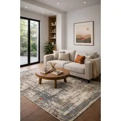 DECOGHAR - Alfombra Vintage lavable Iron Fault 200x300 cm