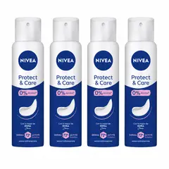 NIVEA - Pack Desodorante Protect Care Spray X4 150ml