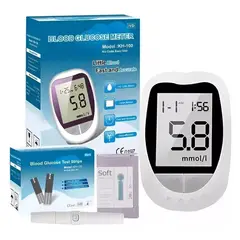 IRM - Glucometro Digital, 50 Tiras y 50 lancetas