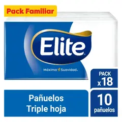 ELITE - Pañuelos Pack Familiar 18 Un