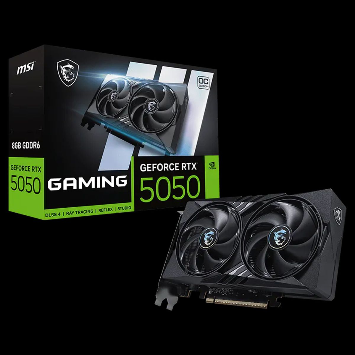 MSI - Tarjeta de Video MSI GeForce RTX 5050 8G GAMING OC
