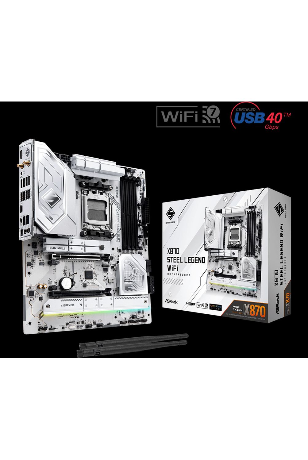 ASROCK Placa Madre ASRock X870 Steel Legend WiFi | Falabella Chile